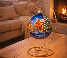 eksklusiv julekugle glas fra Polen